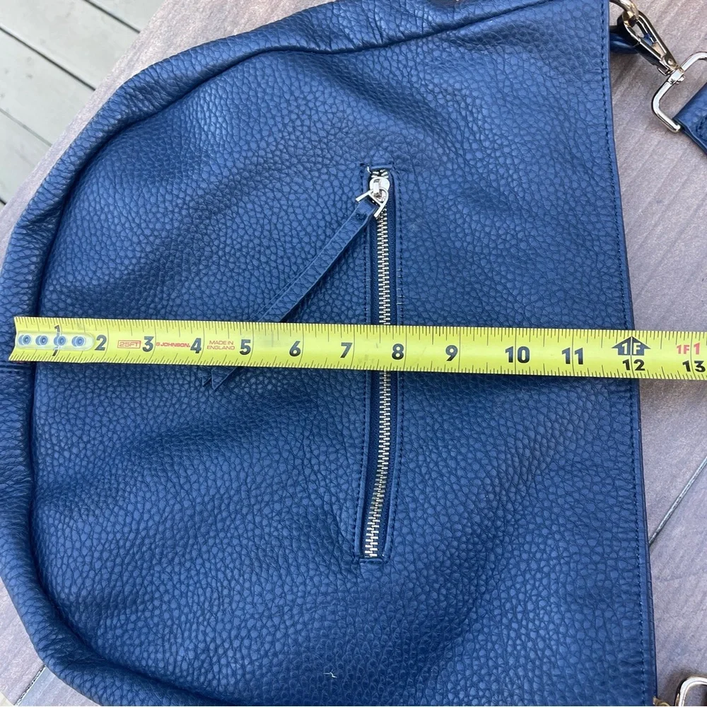Shiraleah Blue Hobo Crossbody Bag Purse EUC